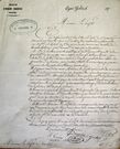 Lettre de Le Roux au préfet