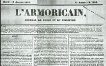 L'Armoricain, 1ère page