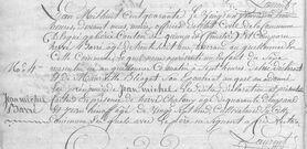 Naissance fils d'Hervé 1840