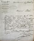 Lettre de René Bolloré au maire
