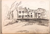 16- L'auberge de "la croix-rouge' route de Coray. halte du 6.8.4544