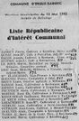 Liste 1945