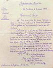 Lettre de Camille Fain