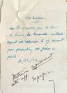 Note préfectorale