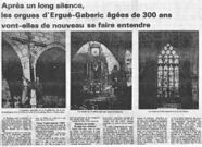 Article P. Roumegou avant inauguration