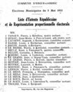 Liste de 1935
